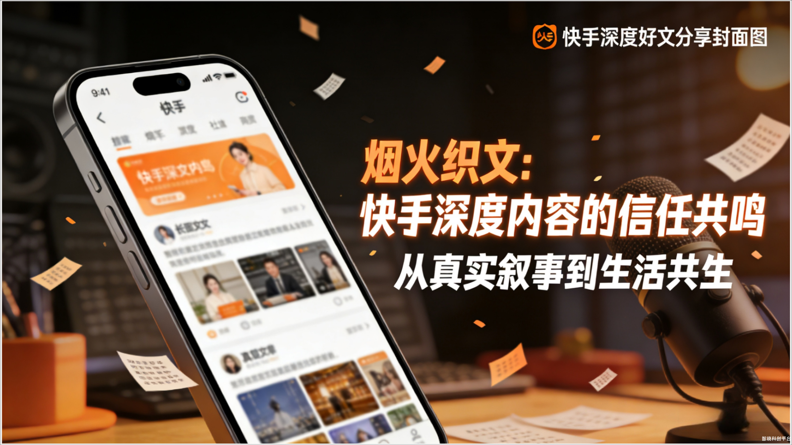 烟火织文：快手深度内容热潮背后的信任共鸣与生活共生-智晓科创